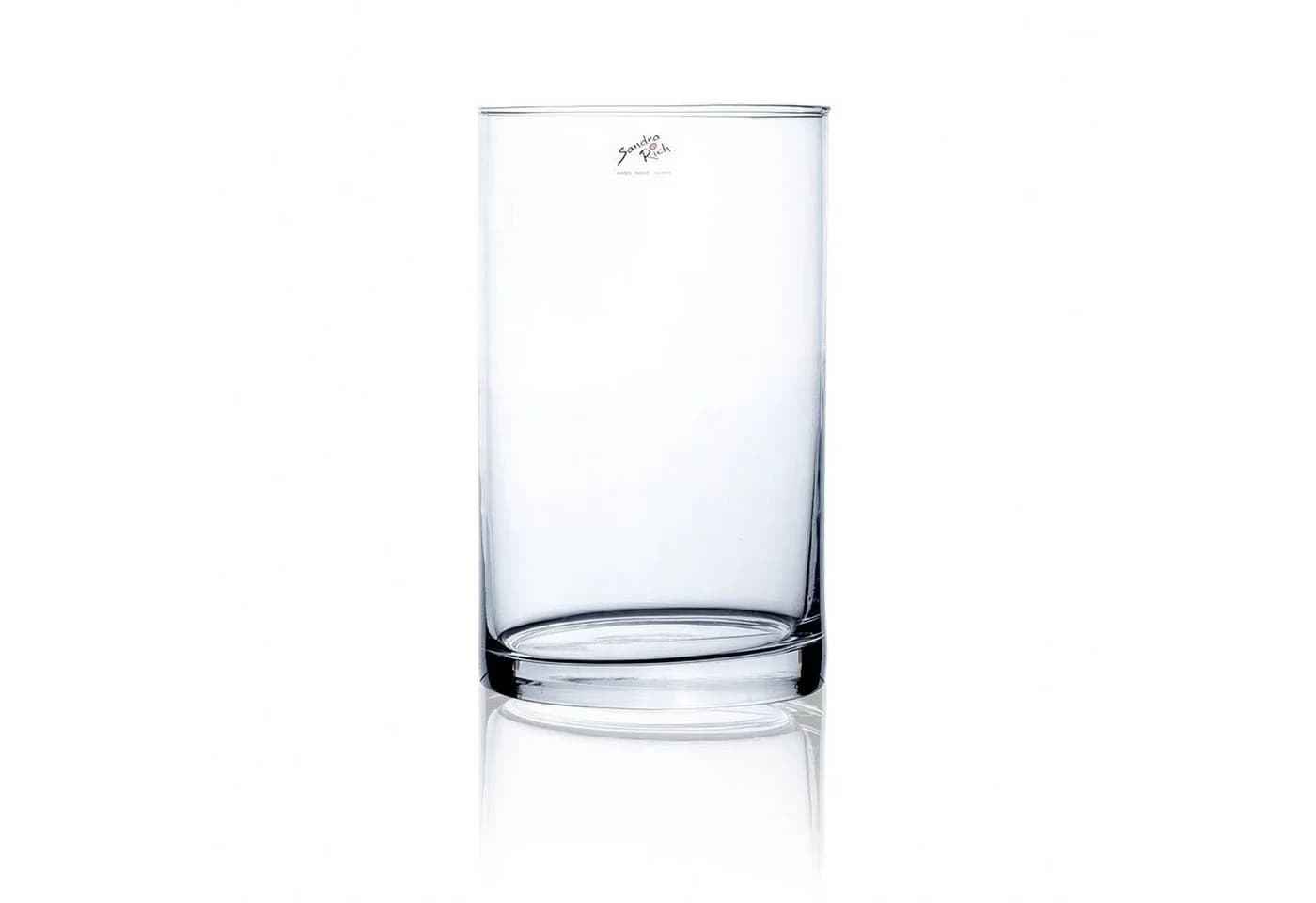 Sandra Rich Dekovase Cyli Hot Cut Glas Transparent - Bild 2
