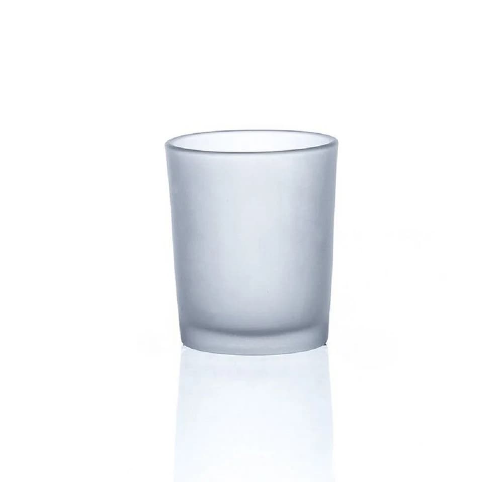 Sandra Rich Teelichthalter PROMO Weiß Matt Glas - Bild 2