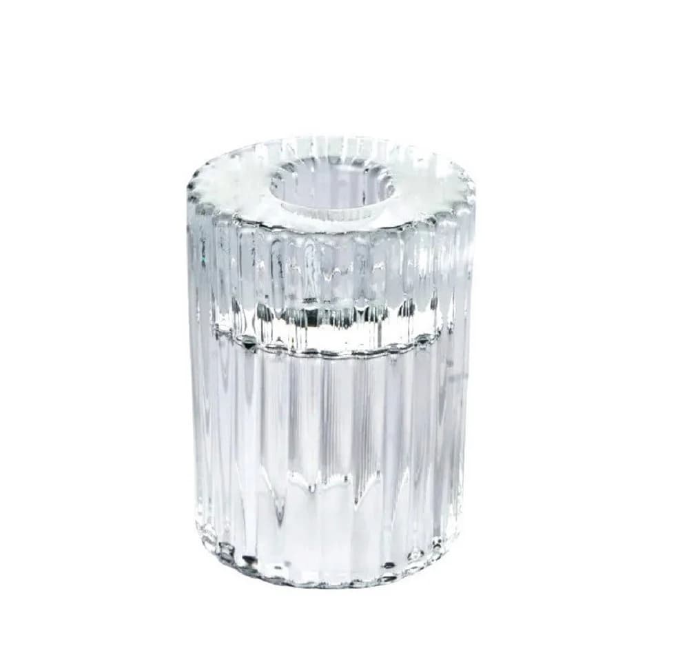 Sandra Rich Kerzenhalter Stripes Round Klar Glas - Bild 2