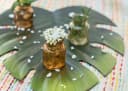 Sandra Rich Dekovase 3er Set Glas Klar Bottle Balanced Bild 1