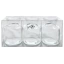 Sandra Rich Dekovase 3er Set Glas Klar Bottle Balanced Bild 2