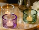 Sandra Rich Teelichthalter CLASSIC Glas Windlicht 9cm Bild 3
