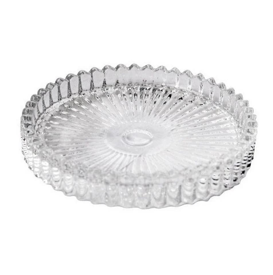 Sandra Rich Kerzenteller Ø 10cm RIM Kerzenhalter Glas Untersetzer Schale - Bild 2