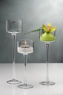 Sandra Rich Kerzenhalter Glasschale Candle Light klar rund Bild 1