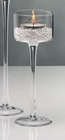 Sandra Rich Kerzenhalter Glasschale Candle Light klar rund Bild 2