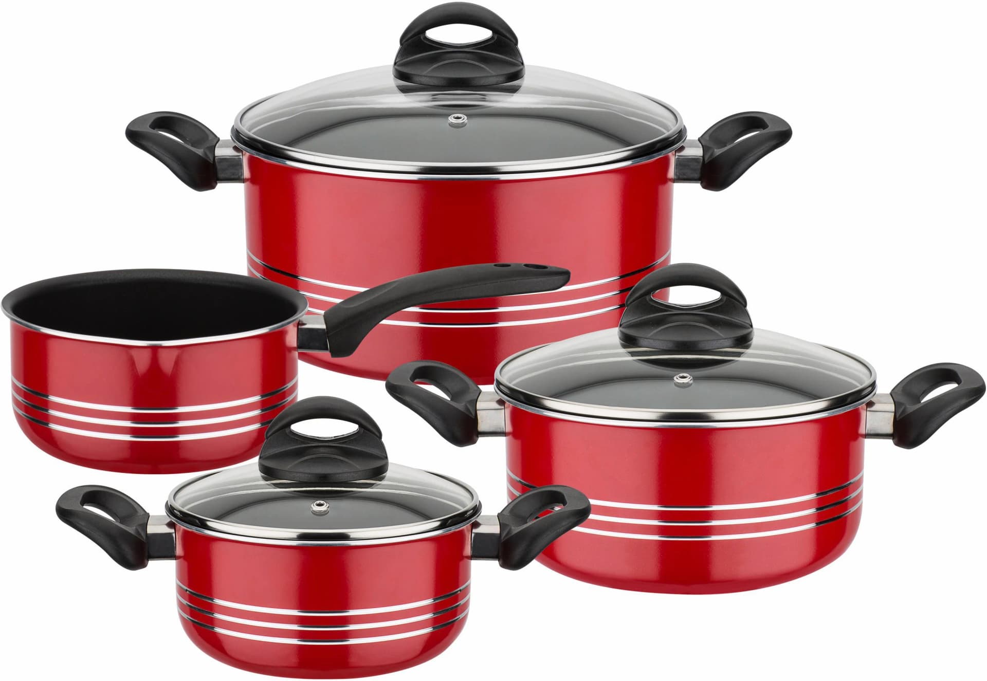 GSW Topf-Set Milano Color Rot 7-teilig Induktion - Bild 2