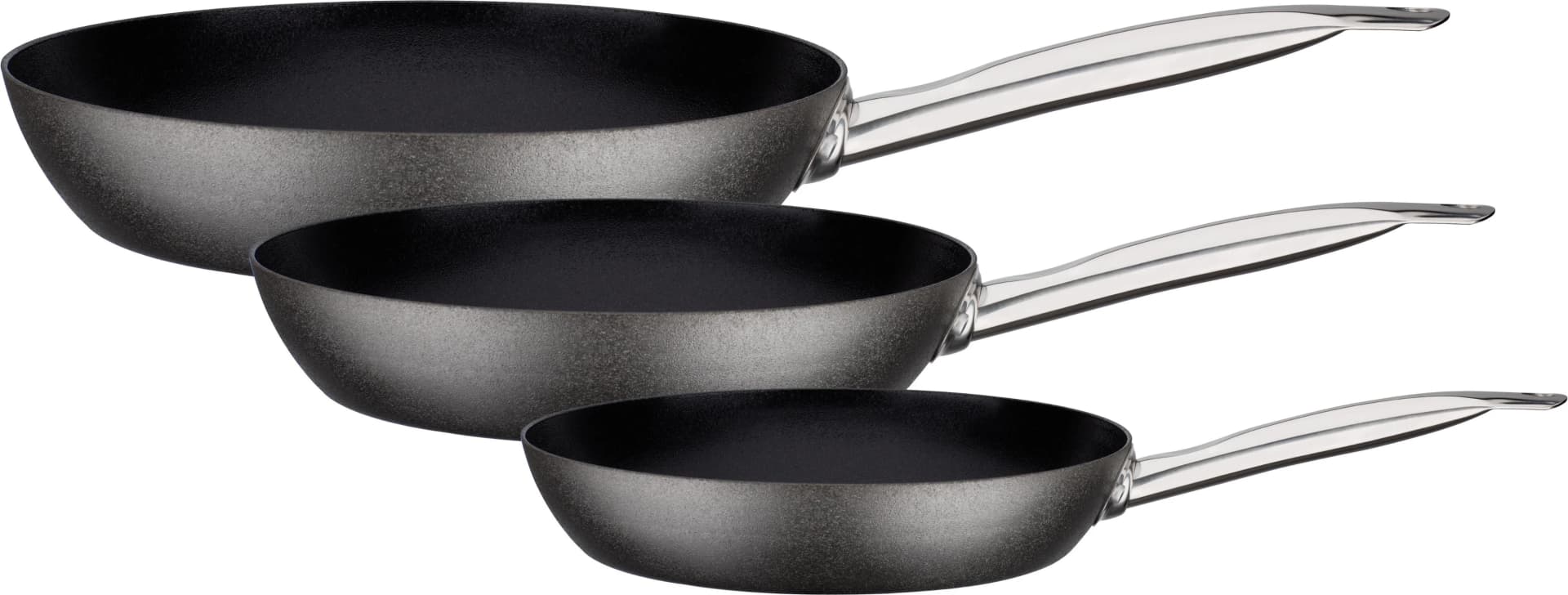 GSW Pfannen-Set Avanti 3-tlg. Karbonstahl mit Keramik-Beschichtung - Bild 2