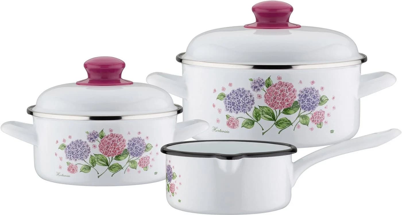 Topf-Set GSW "Hortensie" Bunt Induktion - Bild 2