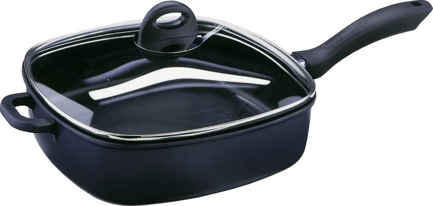 GSW Gourmet Fett-Trenn-Pfanne Schwarz 28 cm - Bild 2