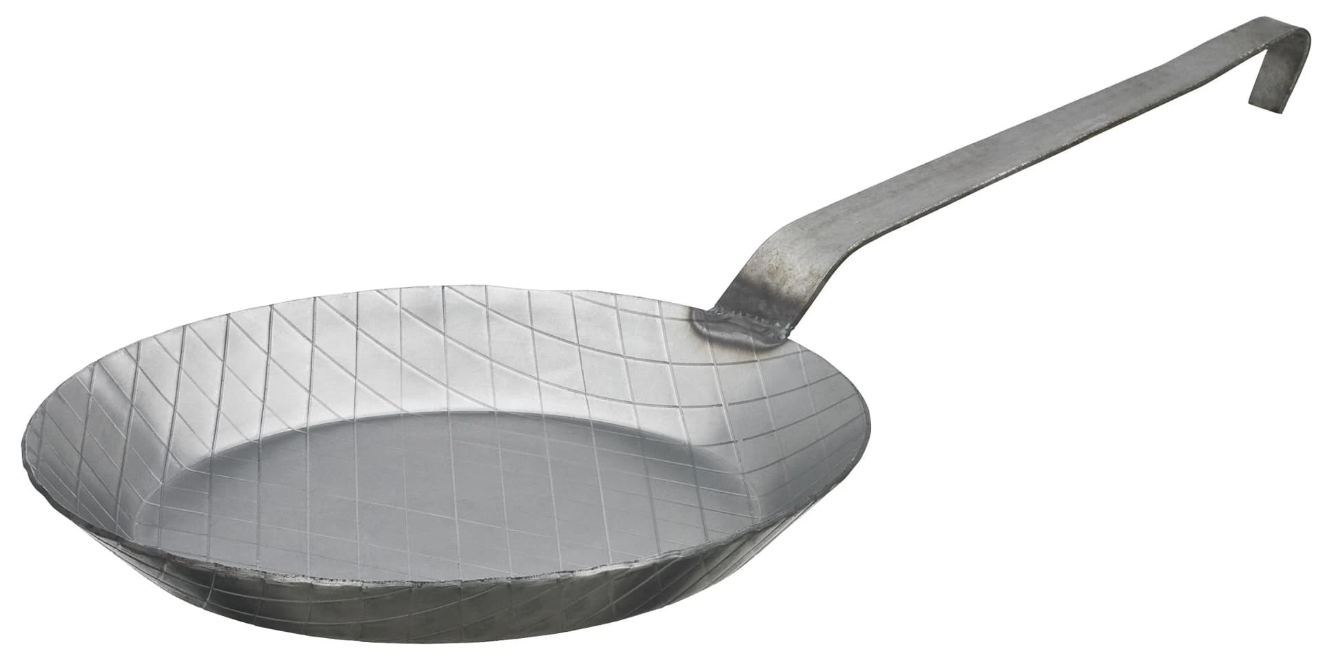 GSW Bratpfanne Eisen 20cm Silber Induktion Gastro-Qualität