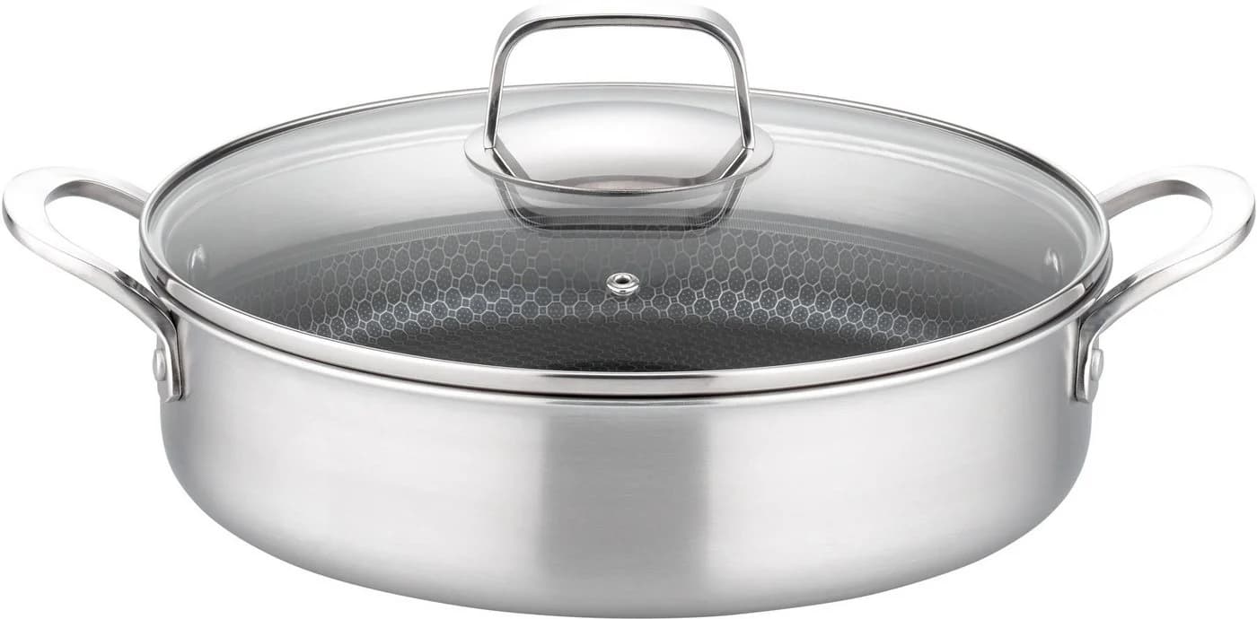 GSW Servierpfanne Inoxxa Black mit Glasdeckel - Bild 2
