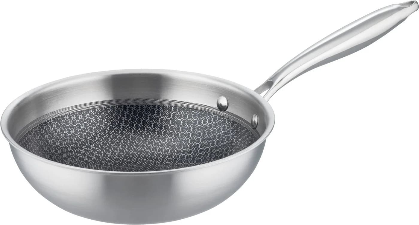 GSW Sauteuse Inoxxa Black Silber 24 cm Dreischicht-Material Antihaft-Versiegelung - Bild 2