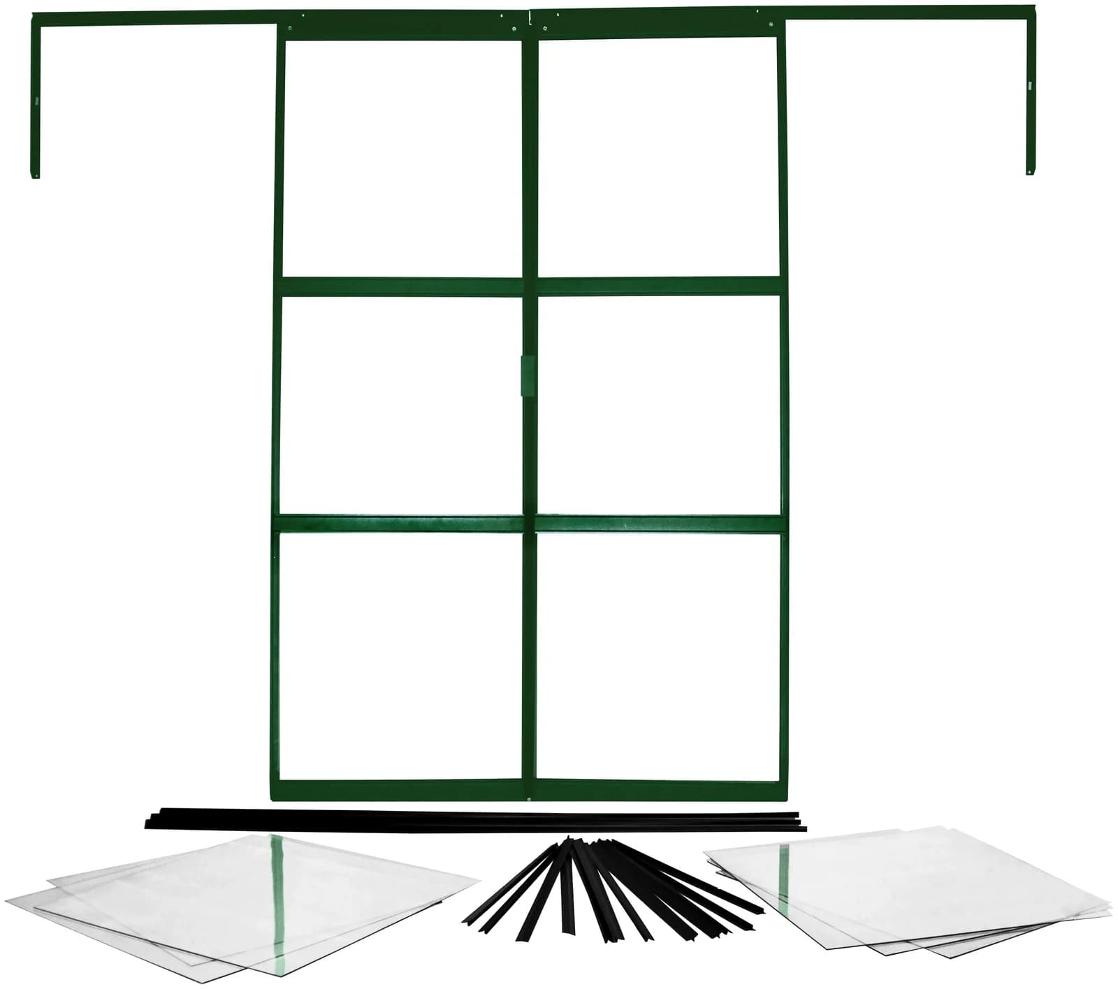 Vitavia Gewächshaustür Sirius 122 cm Dunkelgrün Aluminium