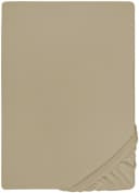 Biberna Spannbettlaken Thea Grau Jersey-Elasthan 90-100x190-220 Bild 3