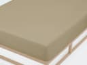 Biberna Spannbettlaken Thea Grau Jersey-Elasthan 90-100x190-220 Bild 4