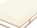 Biberna Bennet Betttuch Beige Natur 100% Baumwolle 2er Pack Bild 4