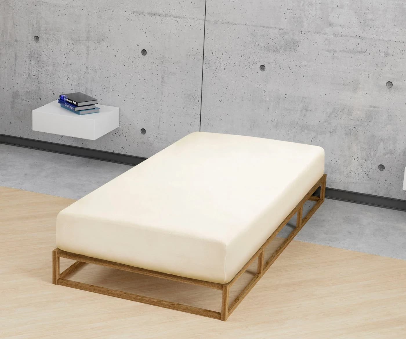 Biberna Spannbettlaken Marc Jersey Beige Rundum-Gummizug