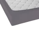 Biberna Spannbettlaken Leila Jersey Grau Silber 100% Baumwolle Bild 4