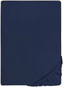 Biberna Spannbettlaken Marc Jersey Marine Rundum-Gummizug Bild 2