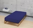 Biberna Spannbettlaken Leila Jersey 100% Baumwolle Blau Bild 1
