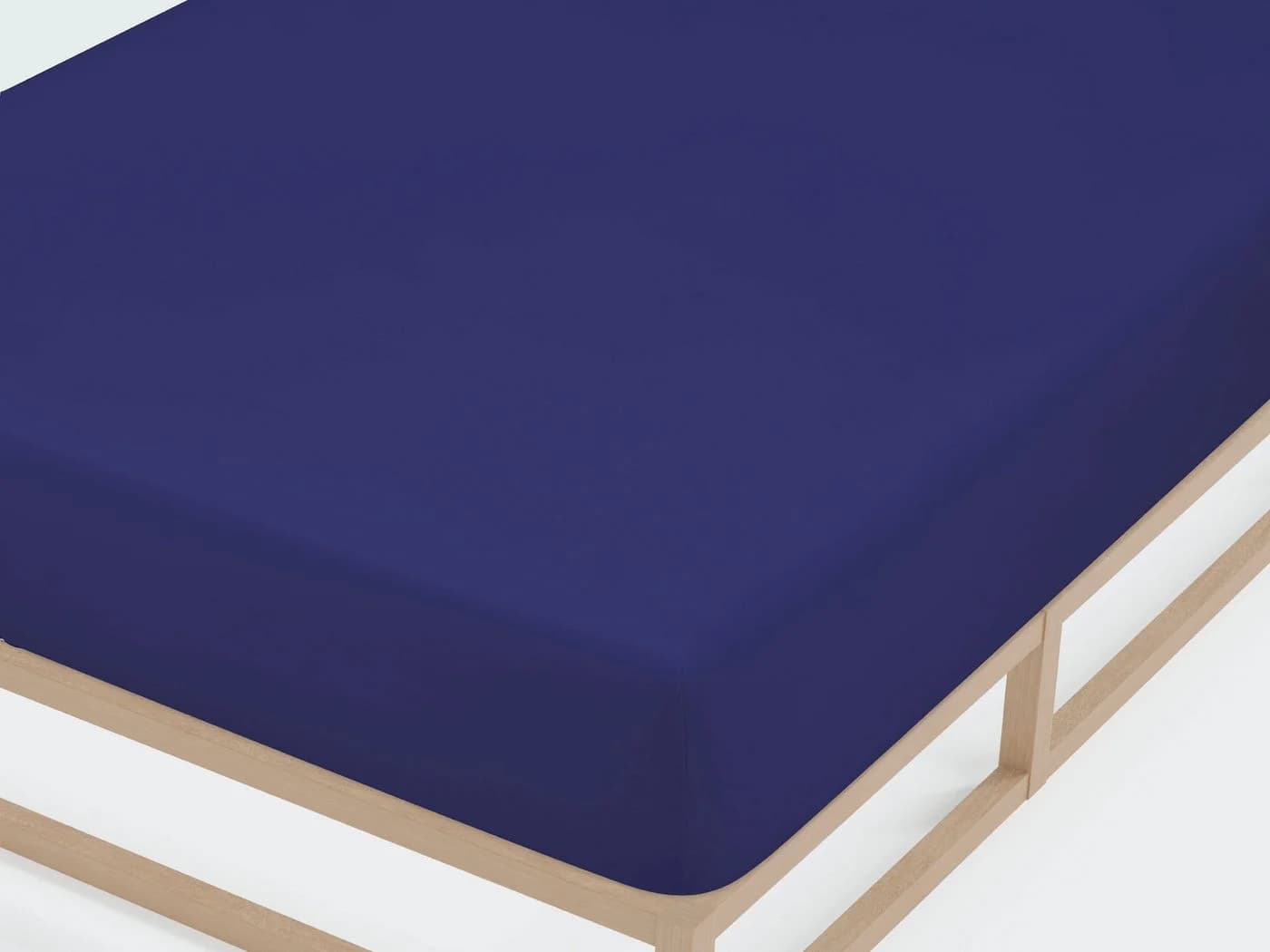 Biberna Spannbettlaken Leila Jersey 100% Baumwolle Blau - Bild 3