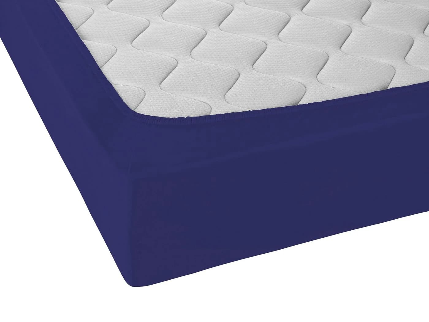 Biberna Spannbettlaken Leila Jersey 100% Baumwolle Blau - Bild 4