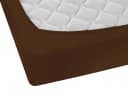 Biberna Spannbettlaken Marc Jersey Braun Bild 5