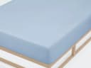 Biberna Spannbettlaken THEA Baumwoll-Jersey mit Elasthan Blau Bild 4