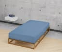 Biberna Spannbettlaken Thea Jersey-Elasthan Azurblau 97% Baumwolle Bild 1