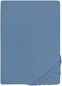 Biberna Spannbettlaken Thea Jersey-Elasthan Azurblau 97% Baumwolle Bild 2