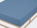 Biberna Spannbettlaken Thea Jersey-Elasthan Azurblau 97% Baumwolle Bild 4