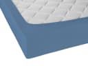 Biberna Spannbettlaken Thea Jersey-Elasthan Azurblau 97% Baumwolle Bild 5