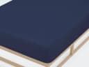 Biberna Spannbettlaken THEA Baumwolle Jersey Blau Bild 4