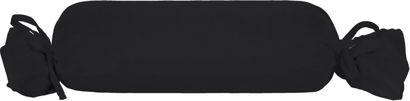 Biberna Nackenrollenbezug Michi Schwarz Feinjersey 2 Stück - Bild 4
