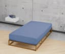 Castell Spannbettlaken Jersey Blau 100% Baumwolle Bild 1