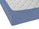 Castell Spannbettlaken Jersey Blau 100% Baumwolle Bild 5