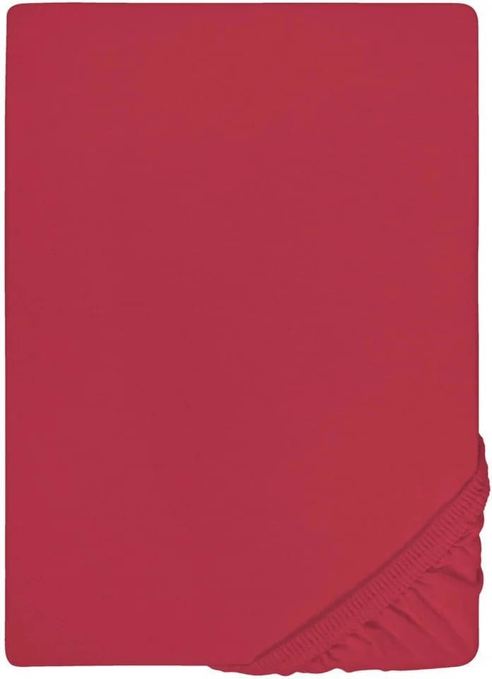 SONSTIGE Spannbettlaken Jersey-Elastic Rubin Baumwolle - Bild 2