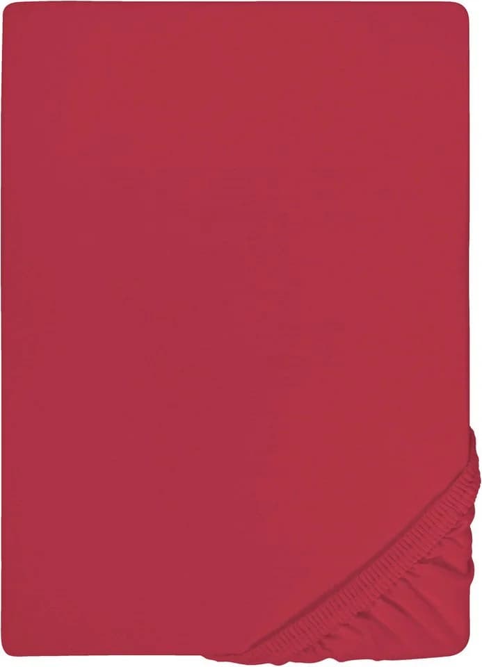 SONSTIGE Spannbettlaken Jersey-Elastic Rubin Baumwolle - Bild 3