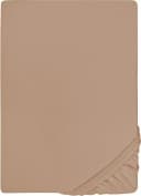 BIBERNA Spannbettlaken Thea Baumwolle Jersey Braun Macciato Bild 2