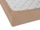 BIBERNA Spannbettlaken Thea Baumwolle Jersey Braun Macciato Bild 5