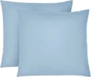 BIBERNA Kissenbezug Michi Feinjersey Eisblau 80x80cm Bild 2