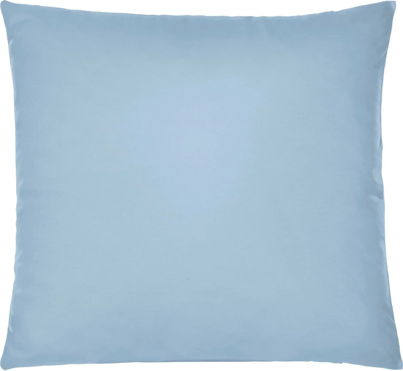 BIBERNA Kissenbezug Michi Feinjersey Eisblau 80x80cm - Bild 4