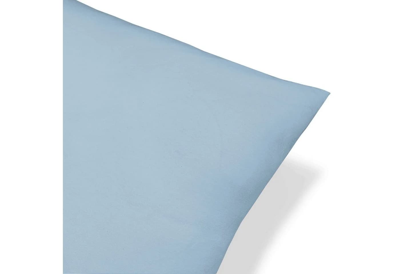 BIBERNA Kissenbezug Michi Feinjersey Eisblau 80x80cm - Bild 5