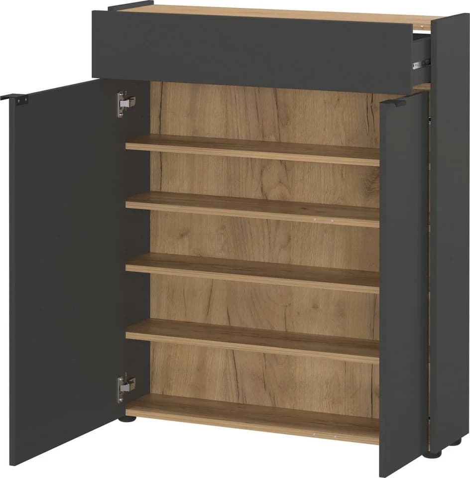 Germania Ameca Mehrzweckschrank Grau Eiche-Nachbildung - Bild 5