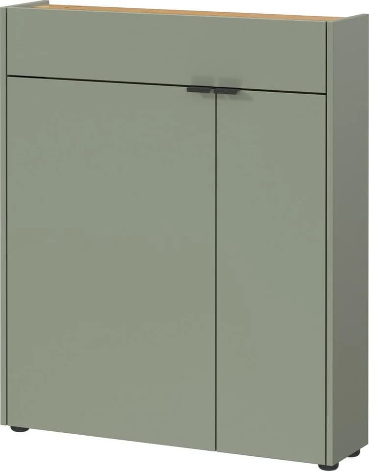 Germania Ameca Mehrzweckschrank Taupegrün Eiche-Nachbildung - Bild 2
