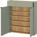 Germania Ameca Mehrzweckschrank Taupegrün Eiche-Nachbildung Bild 5