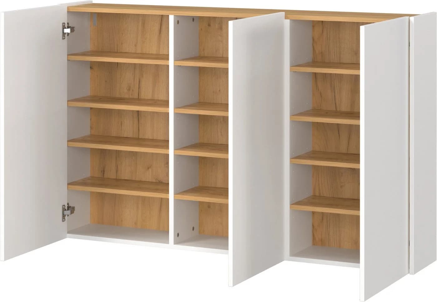 Germania Schuhschrank GW-Libbiano Weiß 3 Türen - Bild 5