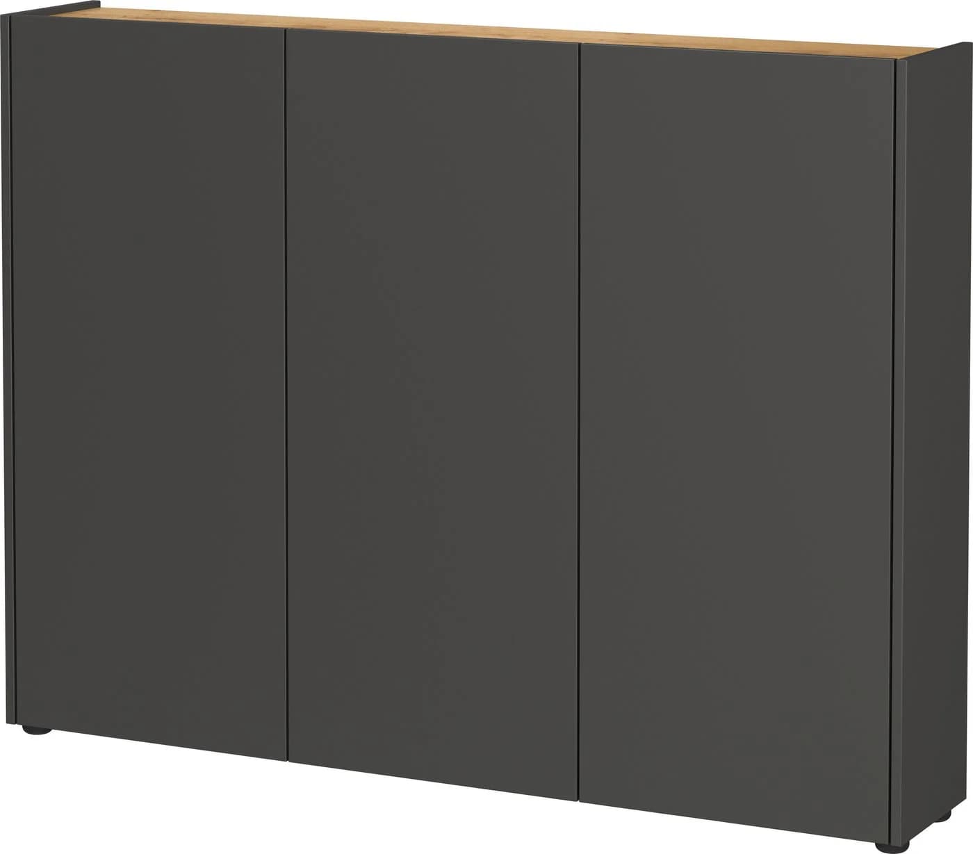 Germania Schuhschrank GW-Libbiano Grau Braun 3 Türen - Bild 2
