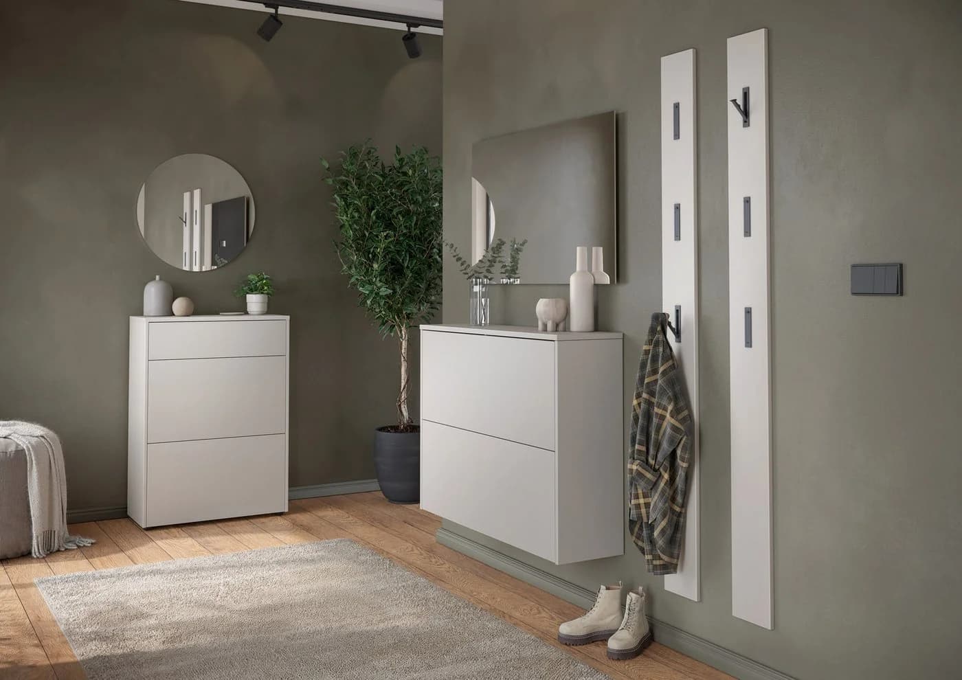 Tchibo Schuhschrank Binetto Holz Push-to-open