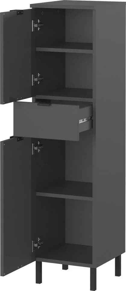 Midischrank GERMANIA GW-Arcena Graphit Modern mit Dämpfung - Bild 2